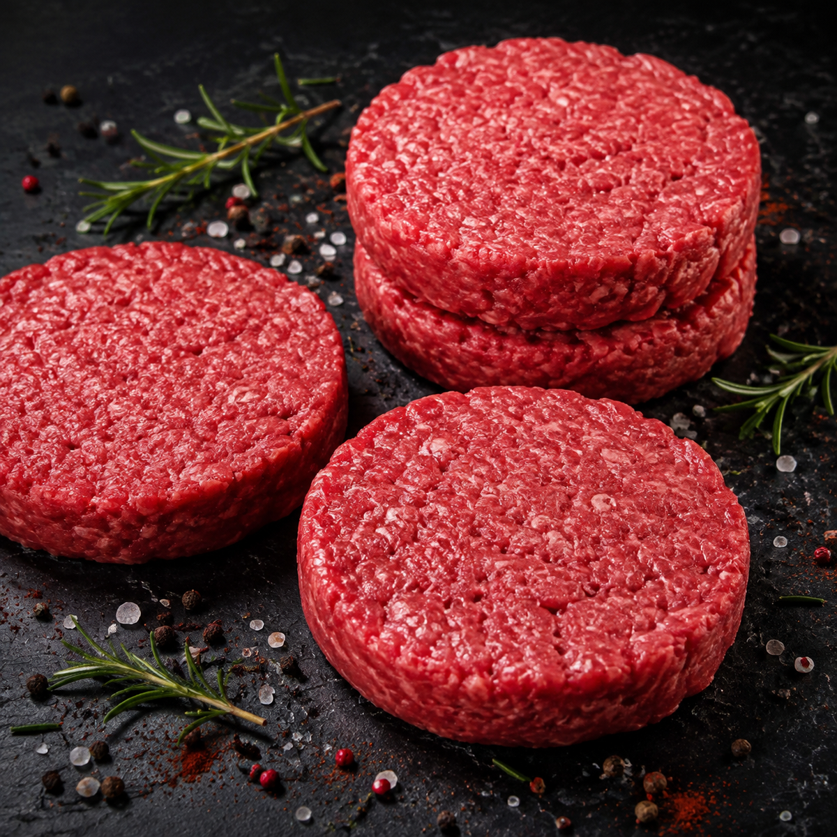 Premium Ground Beef Patties